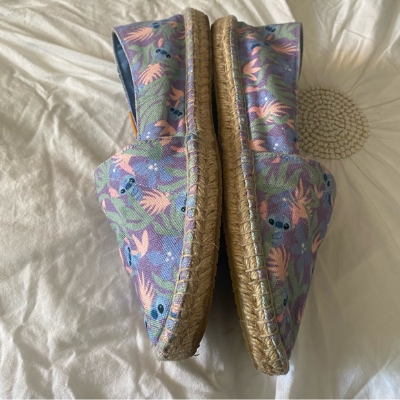 Ubuntu Lilo and Stitch Disney Espadrille Loafer Slip On Shoes Size 9.5 - Picture 8 of 14
